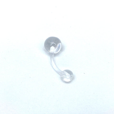 Piercing Nombril en Flex Full Transparent en entier PN-445  simple basique 