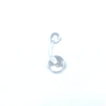 Piercing Nombril en Flex Full Transparent en entier PN-445  simple basique 