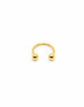 Piercing Oreilles Ring en Acier chirurgical Couleur Doré PO-012