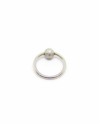 Piercing Oreille Ring en Acier chirurgical Couleur Silver PO-056