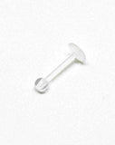 Piercing Oreille en Flex chirurgical Couleur Transparente PO-160