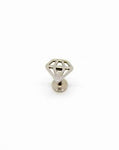 Piercing Oreille en Acier chirurgical symbole de diamant stylisé Couleur Silver PO-149